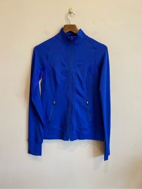 REVA Bright Royal Blue Define Marathon Full Zip Jacket